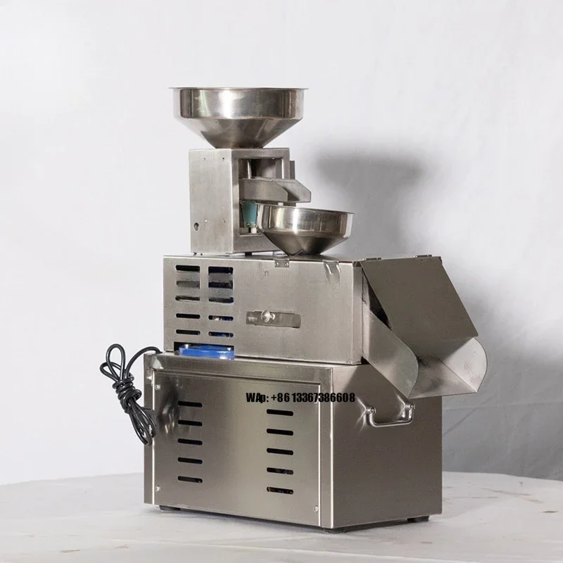Automatic flaxseed oil press, soybean oil processing machine, tea seed oil extractor