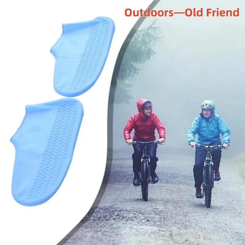 

New Waterproof Silicone Shoe Cover Recyclable Boot Cover Protector For Outdoor Rainy