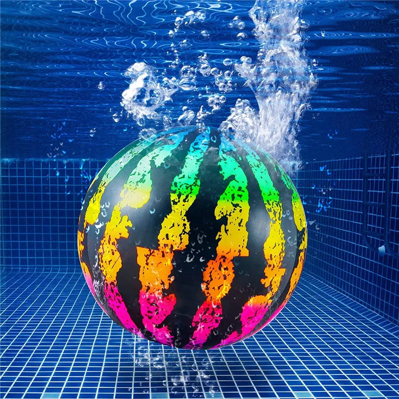 Bola de praia inflável de melancia, brinquedos de verão ao ar livre, esportes para crianças, jogos de piscina, crianças, adultos, festa, balões de água