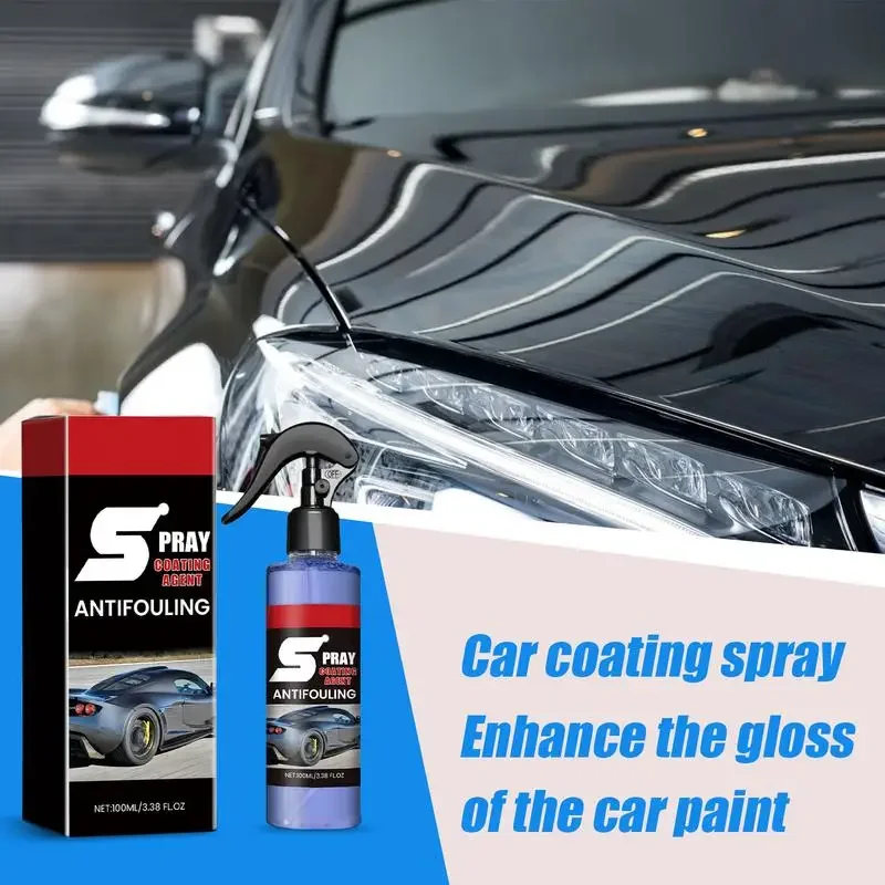 Coating Agent Spray For Car 100ml Fast Coating Spray Car Paint Agent Remove Stains Grease And Light Scratches Spray For Trucks