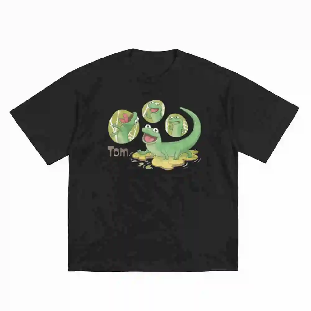 Tom The Lizard Hoppers 2026 Short Sleeve Tee 100% Cotton T-Shirt