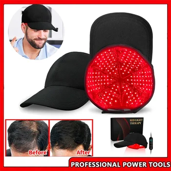 Red Light Therapy Device Hat Near Infrared 180LED Treatment Helmet for Hair Growth Cap Prevant Loss Head Relaxation Relief Scalp