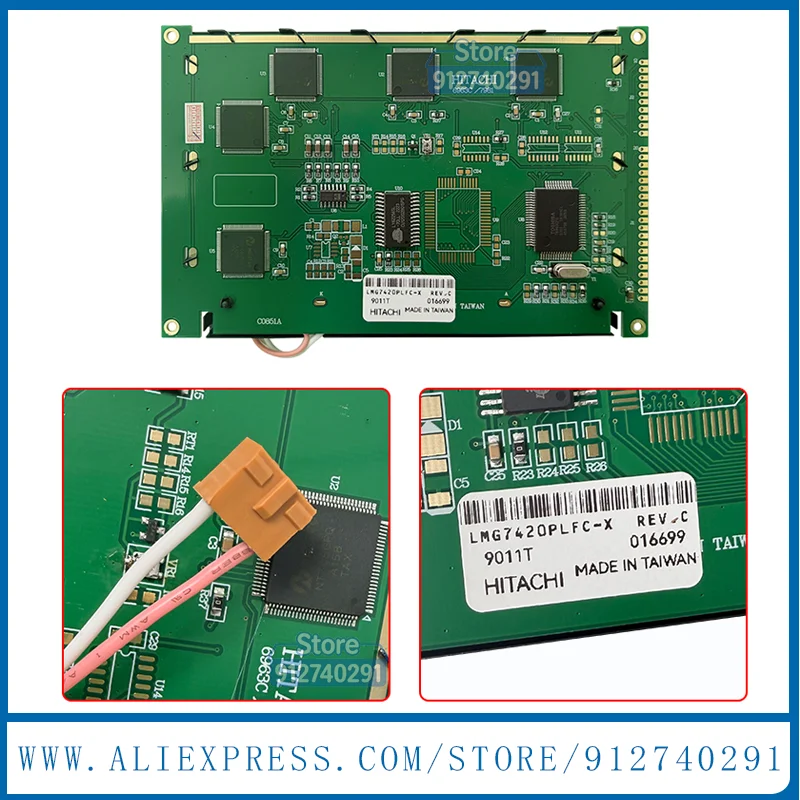 LMG7420PLFC-X Original 5.1 Inch LMG7420PLFC LMG7420PLFC-X Rev.A  Rev.C  Rev.D Rev.B LCD Display Screen Panel  240*128