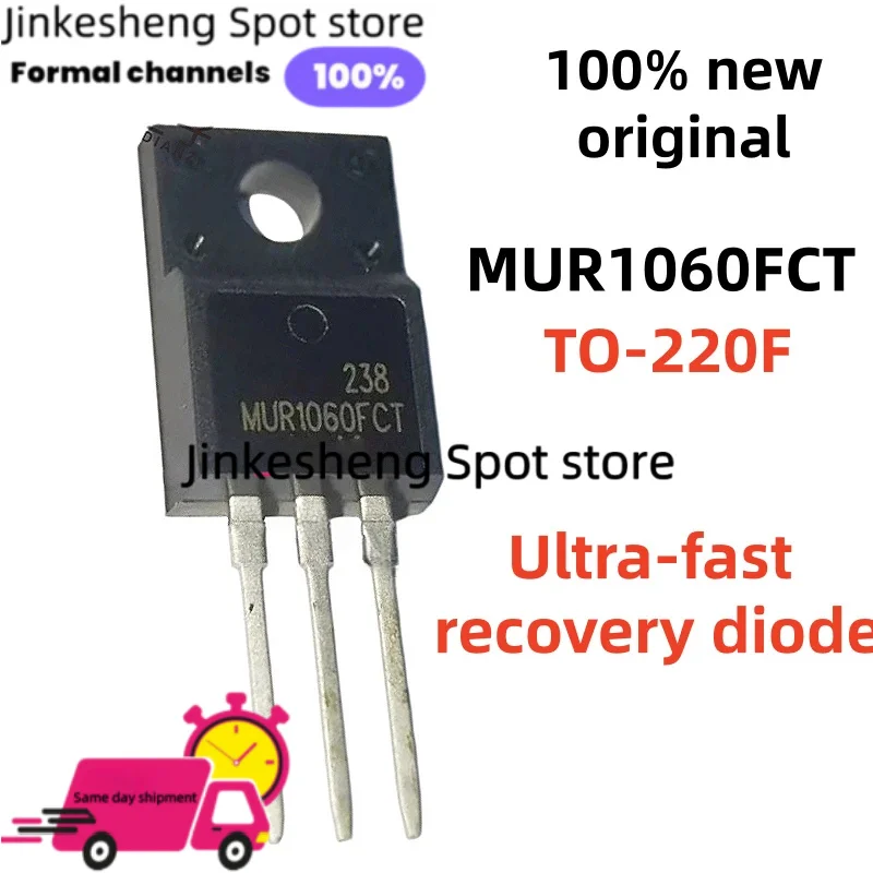 10-50 UNITS Original Fast recovery / Ultra-fast recovery diode MUR1060FCT TO-220F MUR1060F in stock