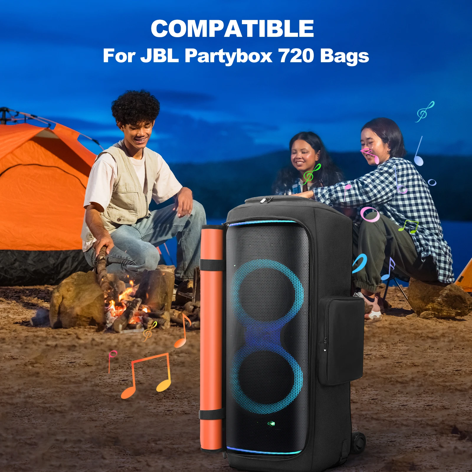 

Для JBL Partybox 720 портативный динамик пылезащитный чехол водонепроницаемый защитный чехол для динамика противоскользящая сумка для хранения динамиков аксессуары