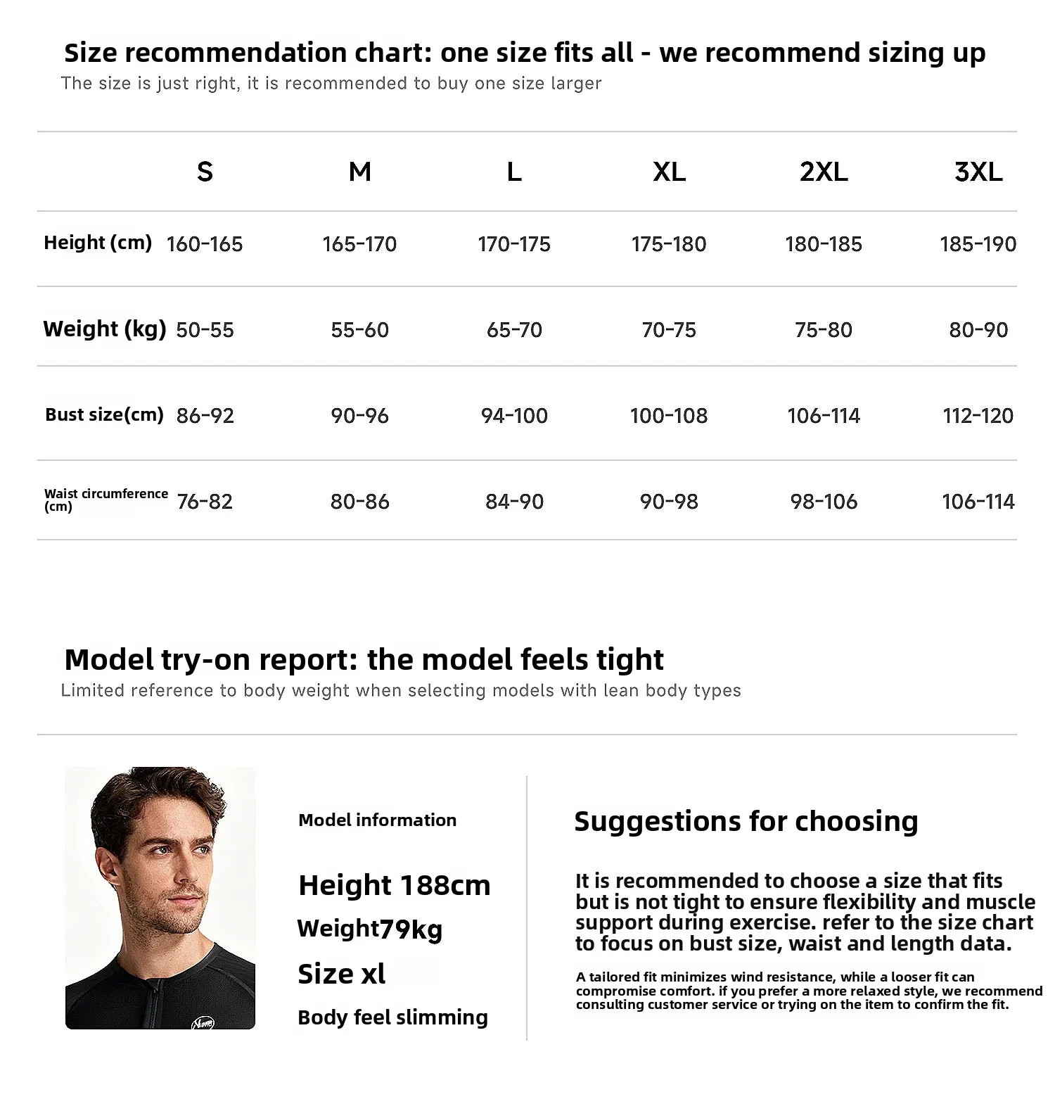 NUCKILY Herren Triathlon-Anzug Ironman Trisuit Ärmellos Radfahren Laufen Schwimmen Einteiliger Kompressionsanzug Schnelltrocknend Aero Rennanzug Pro – Detail 8