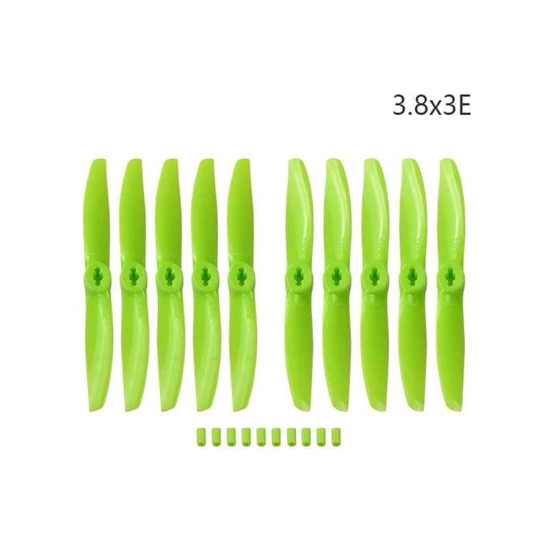 HEEWING RC T1 3.8X3E Propellers (Green) CW 5pcs / CCW 5pcs