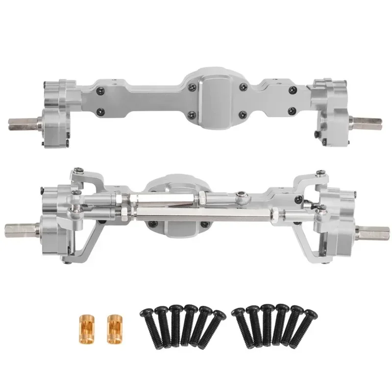 

Aluminum Alloy CNC Anodized Full Metal Front Rear Portal Axle for 1/10 C8815 C8835 D888 H1 Retro Upgrade Accessories