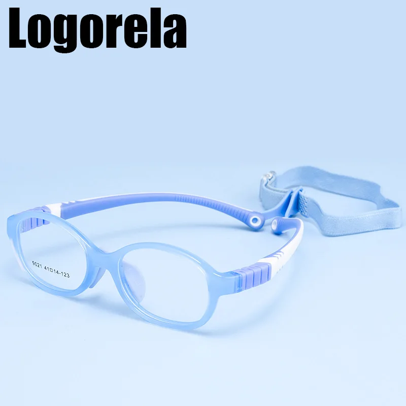 Logorela 9021 Child Frame For Boys and Girls Kids Eyeglasses Flexible Quality Eyewear Protection Vision Correction