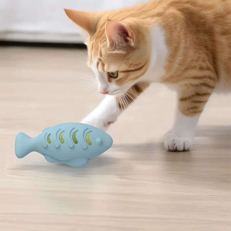 

Catnip Self-Hi Bite-Resistant Molar Teeth Cleaning Cute Fun Educational Pet Toy