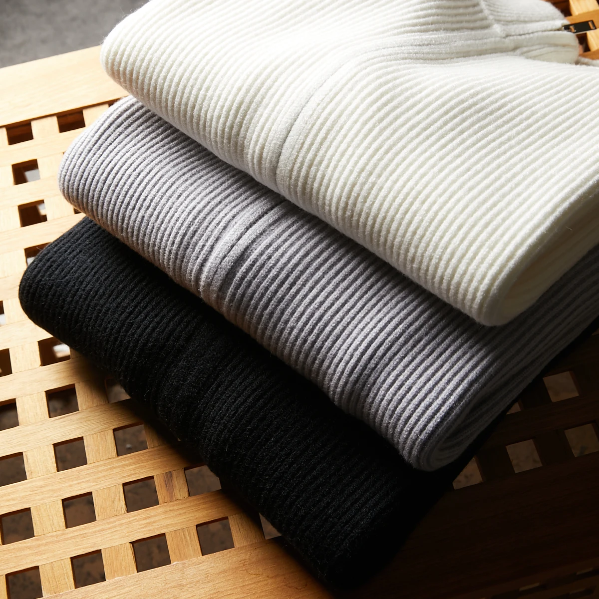 

Comfortable Zipper Front Knit Cardigan Men's Autumn Winter Faion Urban Sle Long Sve Stand Collar Open Sweater Jaet