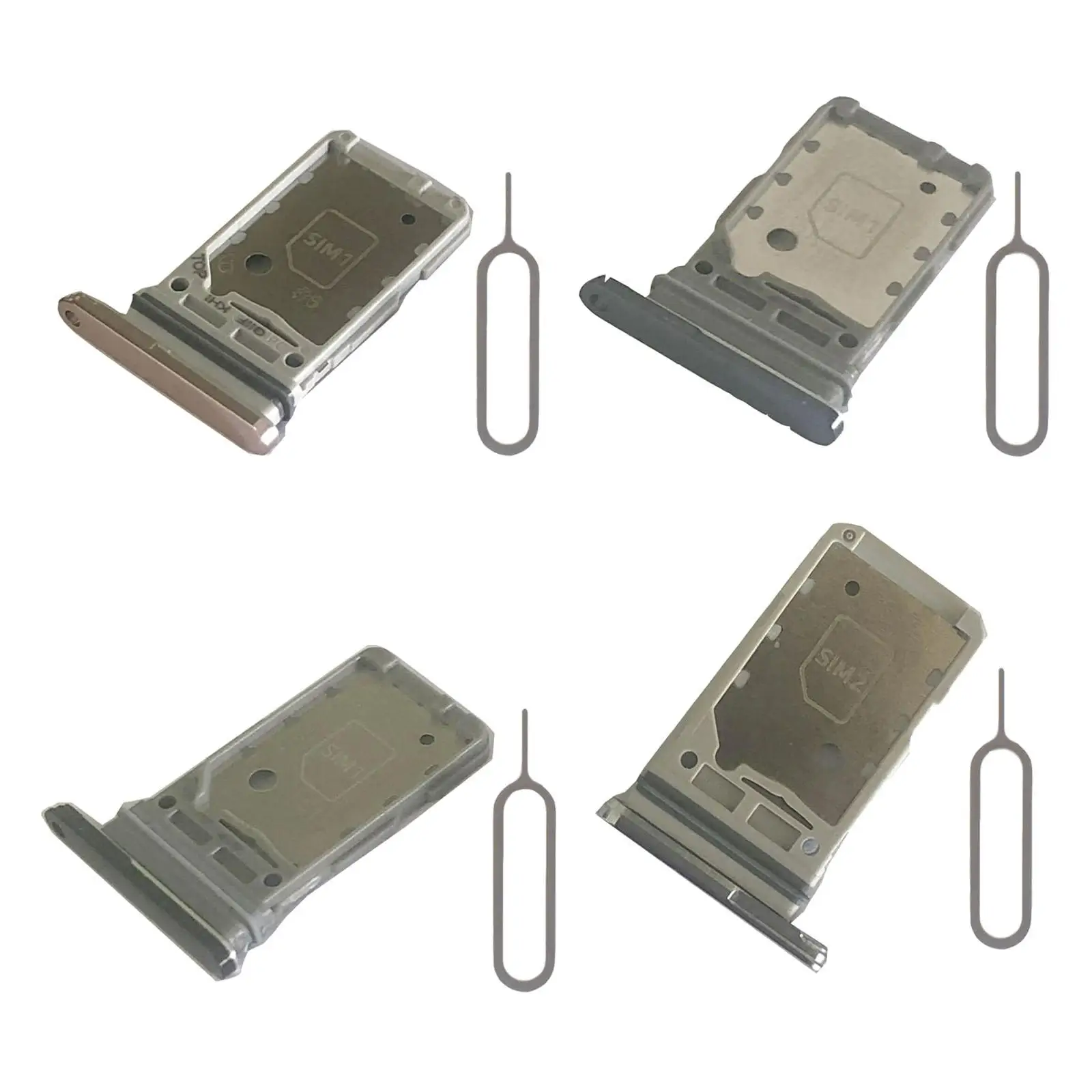 Sim Card Tray Holder Phone for S21+Plus 5G Sim Card Slot Parts