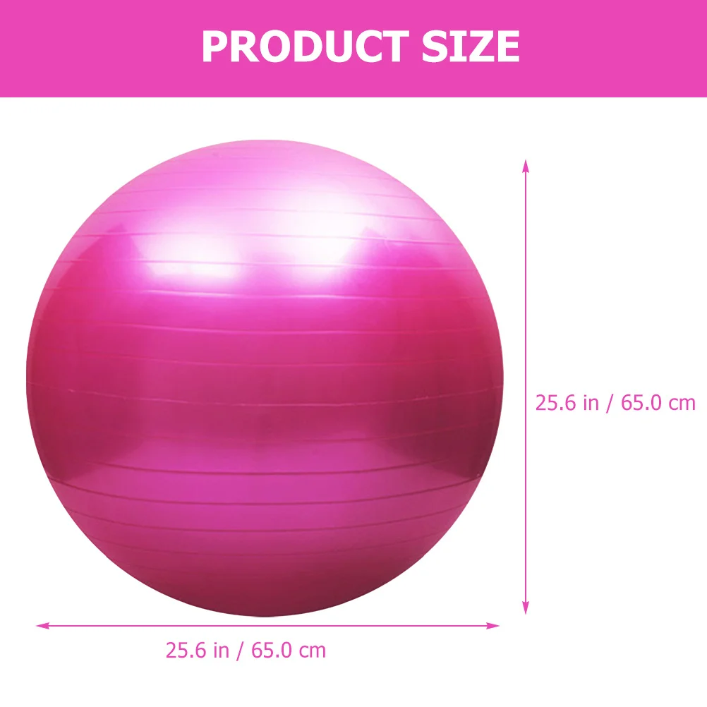 

Pregnancy Birthing Ball Thick Durable PVC Nonslip Lightweight Exercise Fitness Ball Pump Included for Training Yoga Labor Relief