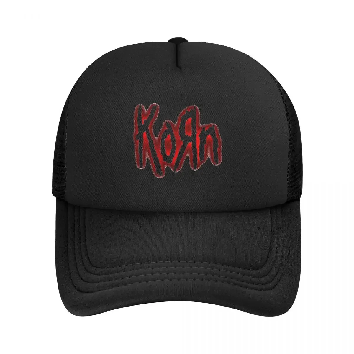 Korn Rock Music Band Red Blood Mesh Baseball Caps Fashion Sun Caps Adjustable Snapback Caps Sports Cap Autumn Trucker Cap