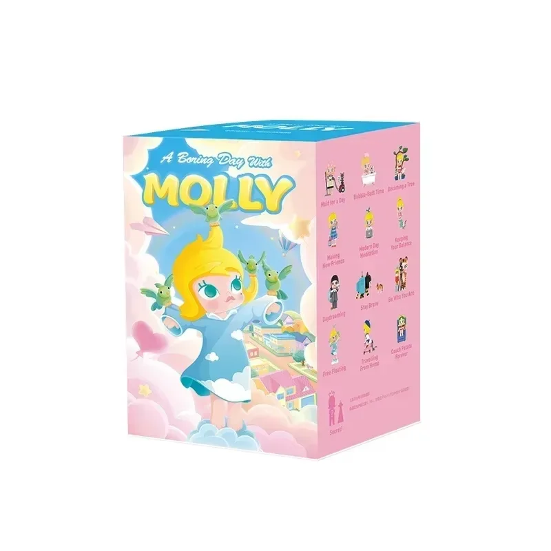

Original A Boring Day with Molly Series Blind Box Toys Kawaii Surprise Guess Cute Doll Anime Figure Home Model for Girls Gift