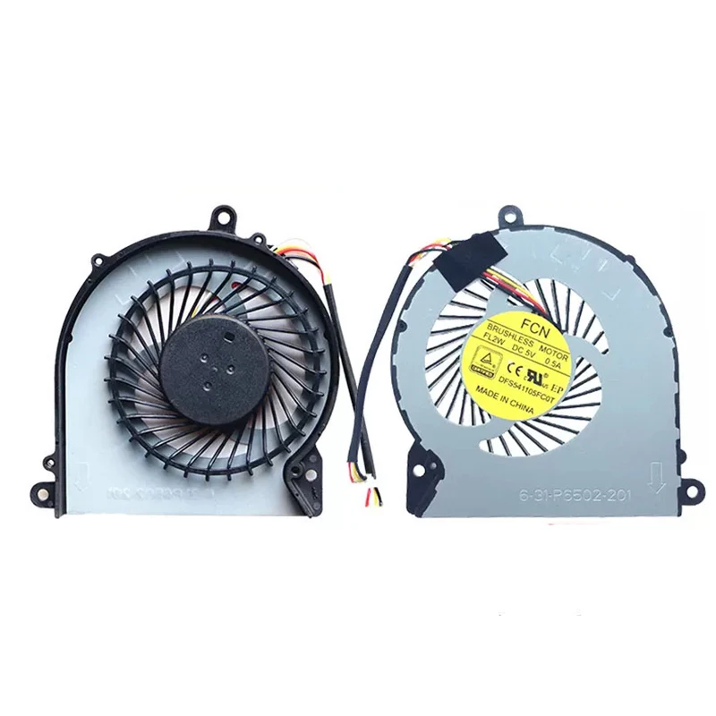 New Genuine Laptop Cooler CPU GPU Cooling Fan For Hasee G97E G99E T700 CPA7S04 4 Cables