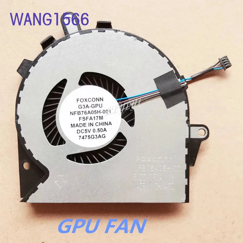 ZJ Nuovo originale ventola di raffreddamento GPU per laptop per HP Omen 15-ce TPN-Q194 CPU ventola di raffreddamento accessorio di ricambio per computer portatile