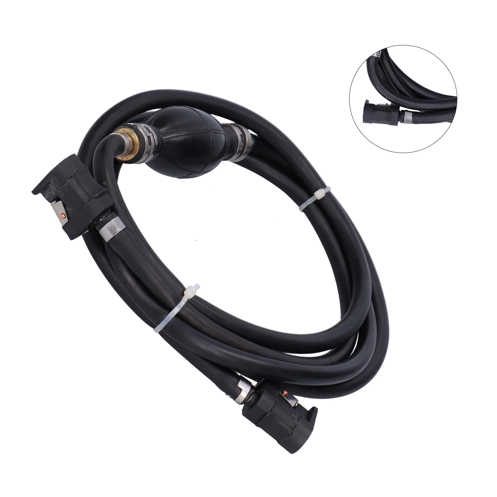 6Y1‑24306‑55‑00 9.8ft Fuel Line Hose with Connector Assy 6Y2-24306-55-00 Fit for  4-Stroke 2-Stroke Outboard Motors