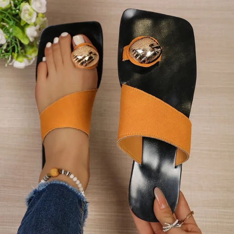 Sommer Damen Flache Zehenfreie Pantoletten 2026 Neu Outdoor Mode Elegante Zehenfreie Pantoletten Damen Mules Weiche Sohle Pantoletten – Detail 11