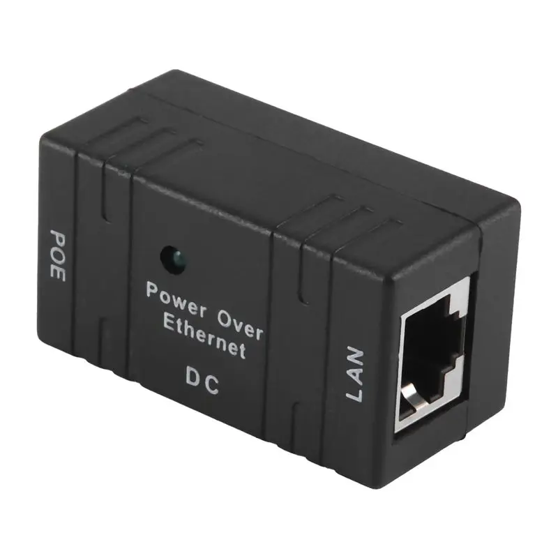 Stable Performance-Poe Splitter Injector Passive Dc Power Over Ethernet Rj45 10/100Mbp Wall Mount Adapter For Lan Network Securi