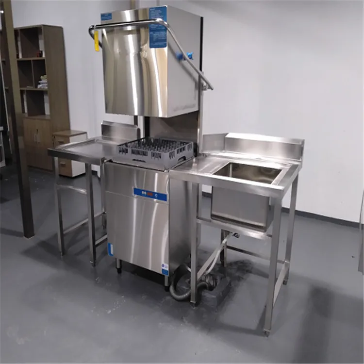 Restaurant Hood Type Commercial Dishwasher Washing Machine