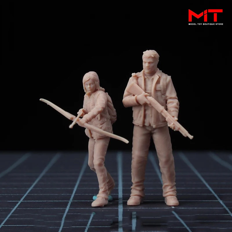 الجندي جويل وألي المشهد الدعائم ، الدعائم مصغرة غير مصبوغ ، أرقام الطباعة ثلاثية الأبعاد ، نموذج للسيارات الرمال ، اللعب الديكور ، 1/64 ، 1/43