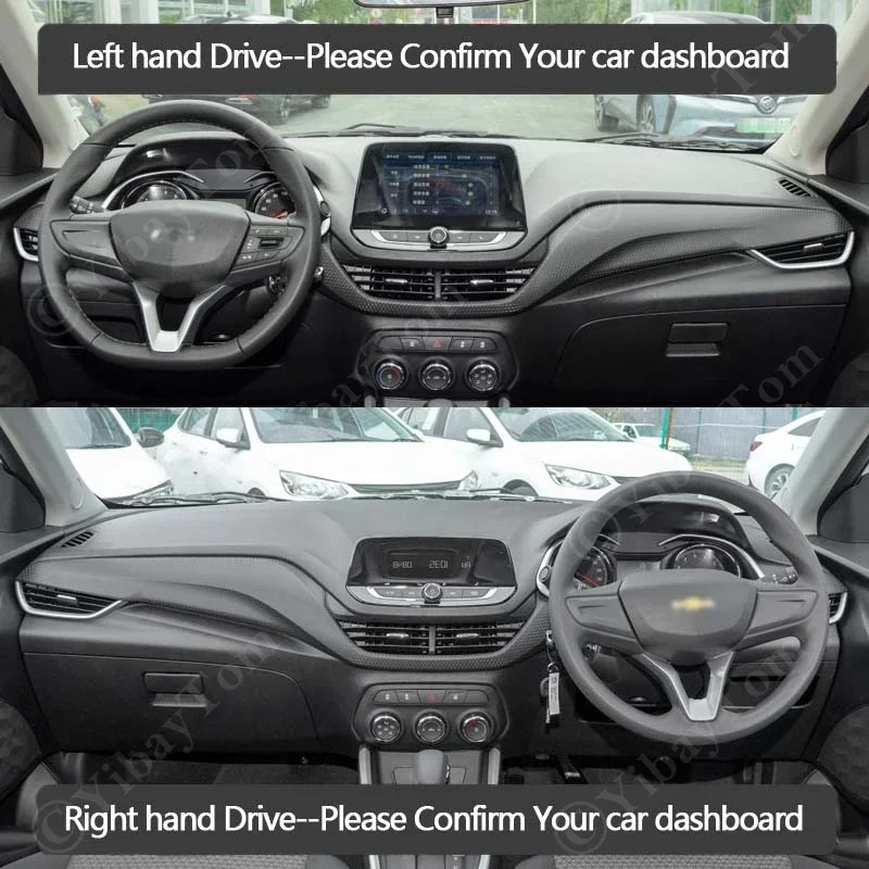 Car Dashboard Sun Shade Cover for Chevrolet Onix 2020 2021 2022 Mat Avoid Light Pad Anti-UV Non-Slip Carpet