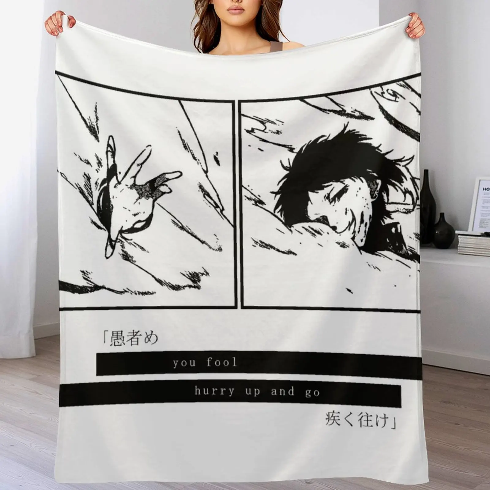 

Shin Soukoku Throw Blanket Breathable Lightweight Blanket for Adults Kids