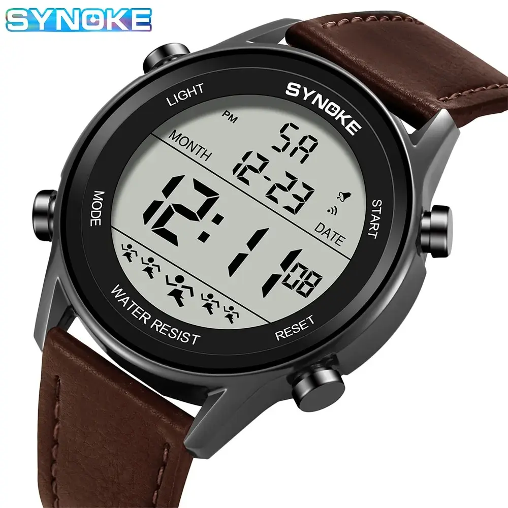 Display LED SYNOKE Men Large Multifunctional Luminous Sports