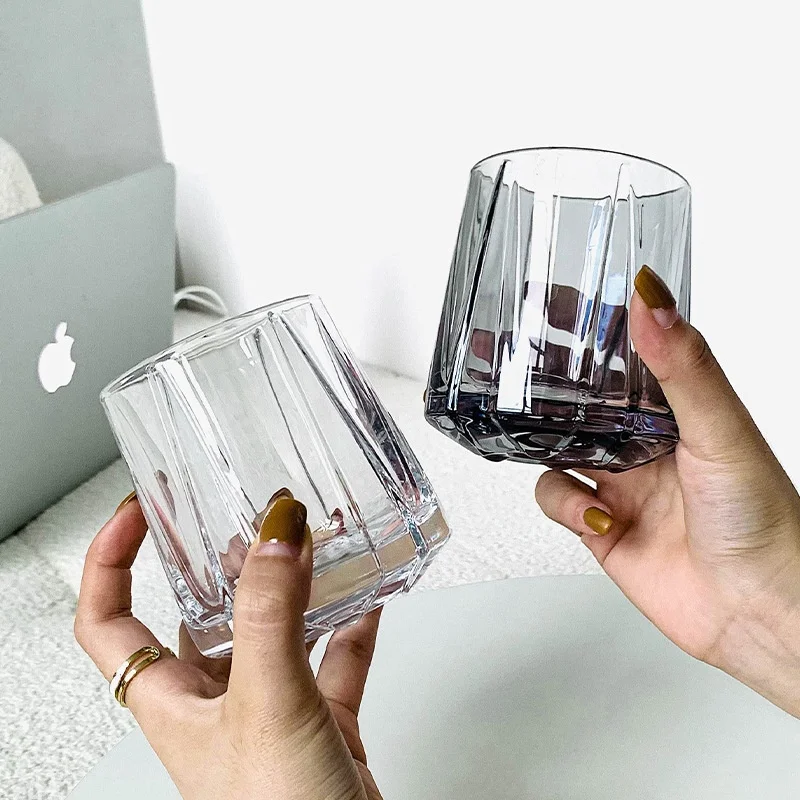 

Unique Design Crystal Glass Cup for Whiskey Coffee Juice Home Use round ape High Temperature Resistant European Sle Water...