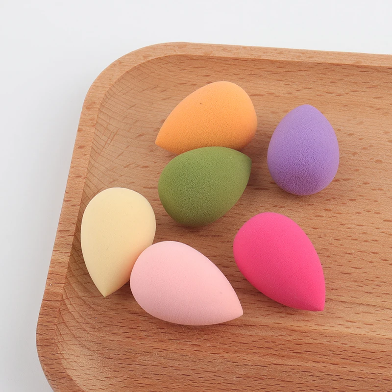 20 قطعة ماكياج الإسفنج خلاط صغير مزج الأساس مسحوق نفخة يشكلون البيض الجاف الرطب استخدام الوجه نفث وسادة هوائية الجمال أداة