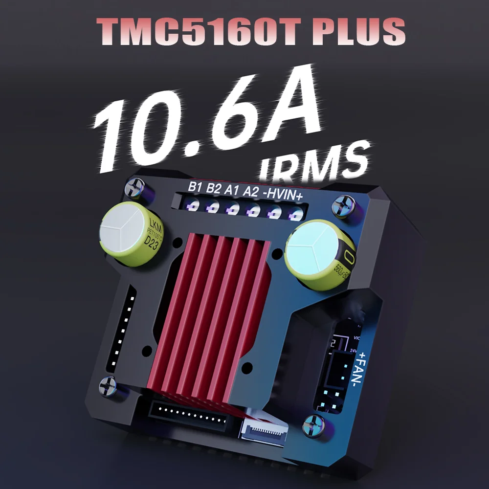 BIGTREETECH TMC5160T Plus 60V High Power High Speed Stealthy Stepper Motor Driver for Octopus Pro Voron Ender3 3D Printer Parts