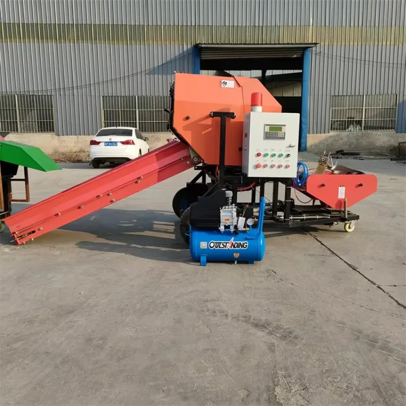 Hydraulic Straw Baler Machine for Farm Use Hay and Silage Baling Equipment High Efficiency