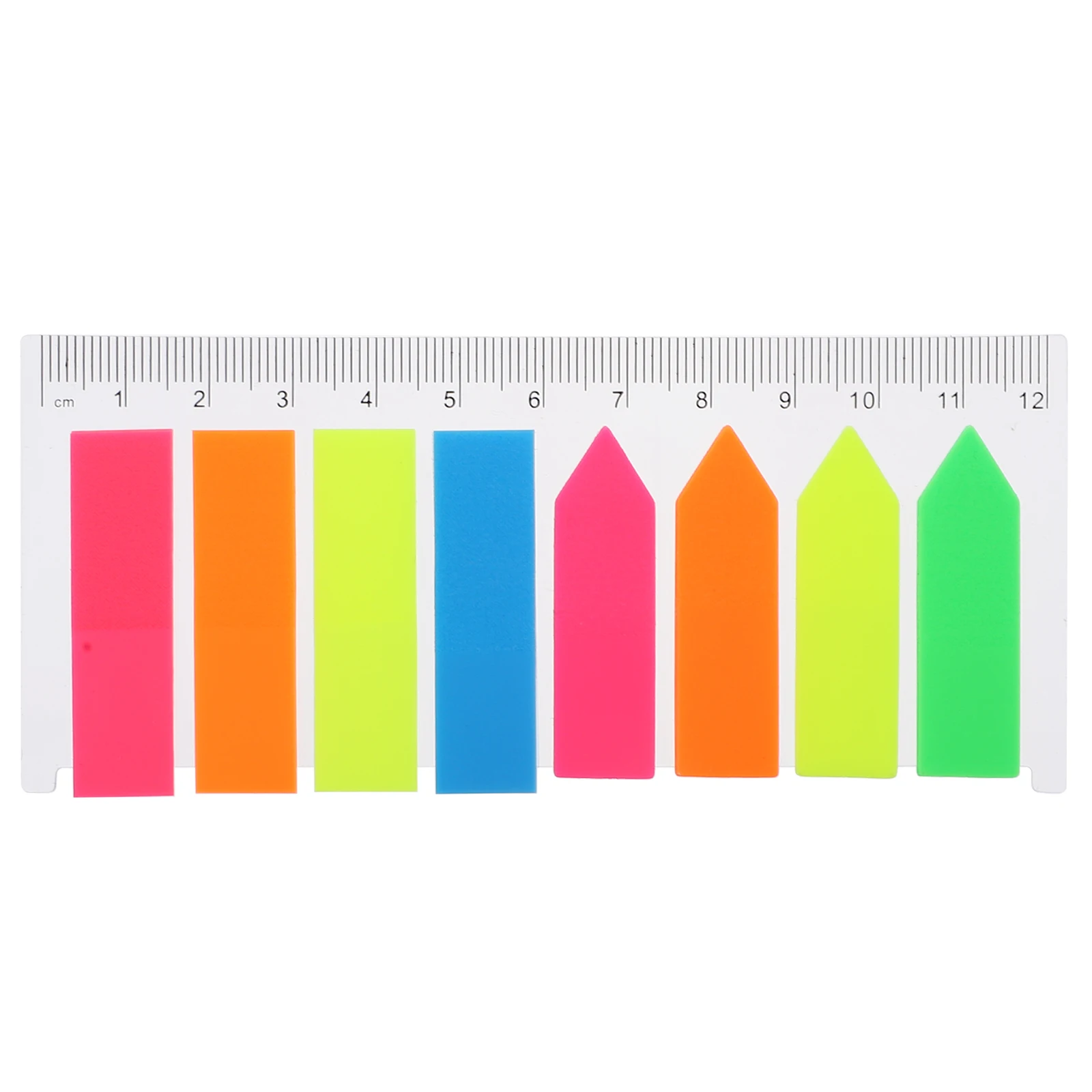 

Fluorescent Sticky 5 Sets PVC Labels Memo Notes Lightweight Document Markers Bookmarks Office Supplies Arrow Stickers Reading