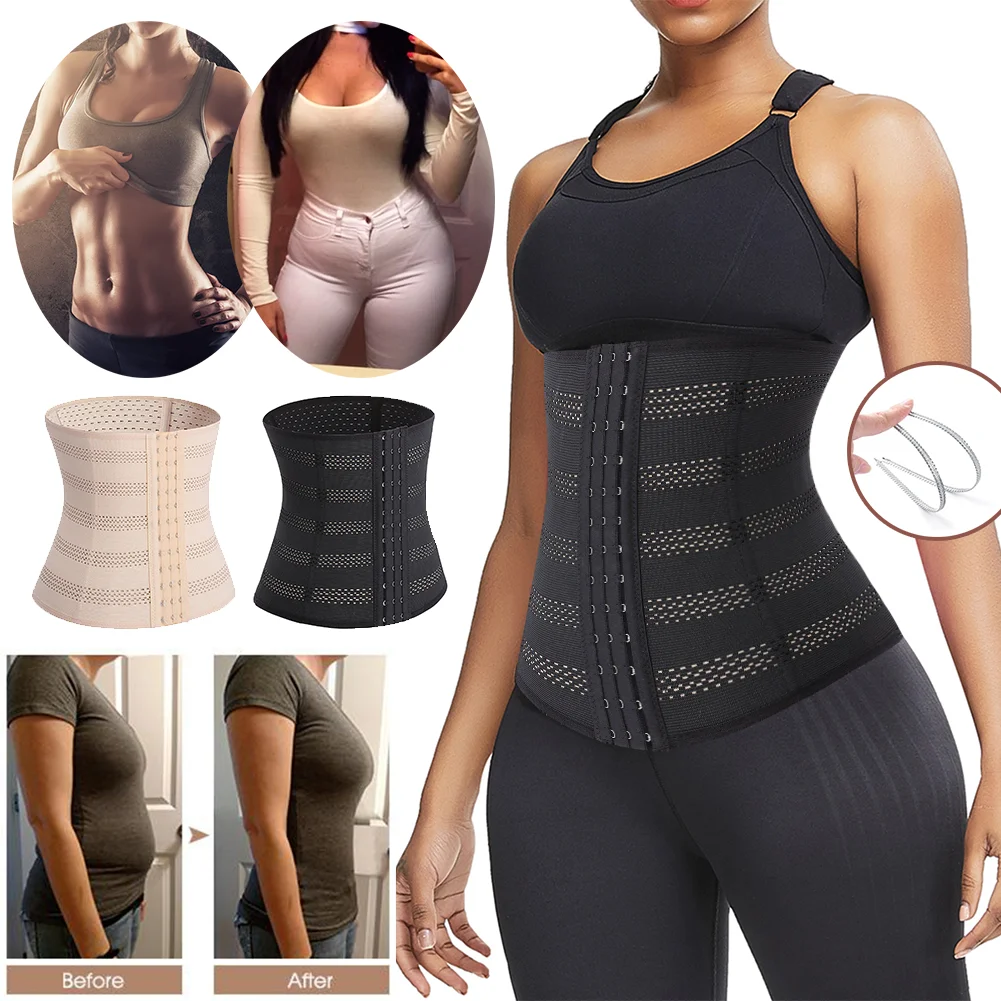 WEICHENS Women Shapewear Waist Trainer Corset Vest Workout Underbust Modeling Strap Weight Loss Girdle Yoga Compression Trimmer