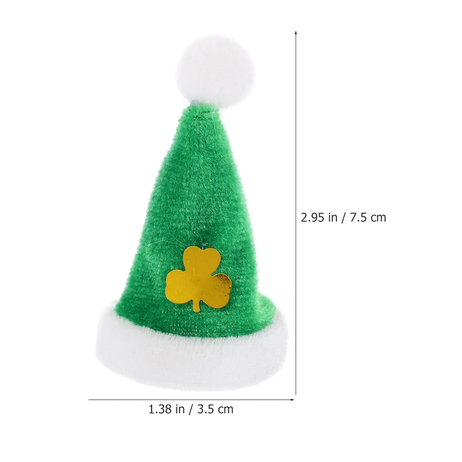 20 Peças Mini Chapéus de Trevo de São Patrício, Acessórios para Artesanato DIY, Artigos para Festas, Decoração para Fotos