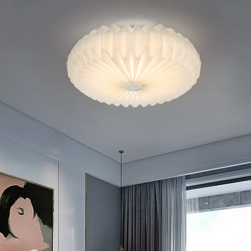 

Nordic Master Bedroom Lamp Warm Romantic Room Lamp Personality Creative Modern Minimalist Living RoomCeiling Lamp Round