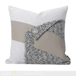 Modern and simple Nordic Mica square pillow, living room sofa, pillow, light luxury pillow bedside cushion high-grade model room