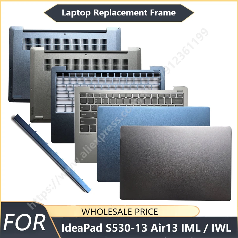 

Laptop Frames NEW For IdeaPad S530-13 Air13 IML / IWL Laptop LCD Back Cover Front Bezel Palmrest Bottom keyboard Hinge