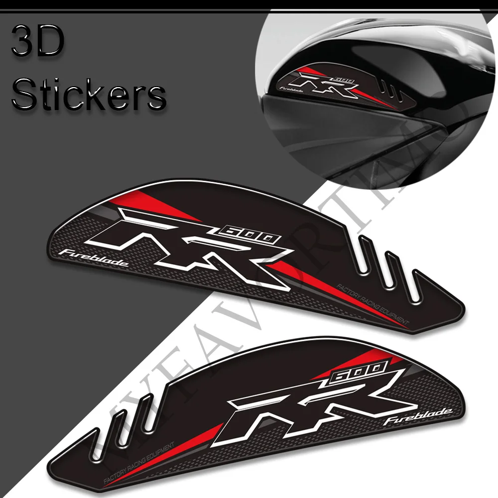 

Motorcycle 3D Sticker For Honda CBR 600RR CBR600RR Fireblade Tank Pad Protection Fairing Fender Decals Kit 2007-2010 2011 2012