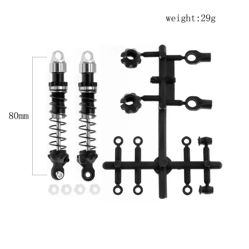 Metal 80mm/90mm Shock Absorber Oil Damper for 1/10 RCSCX10 TRX4   W189