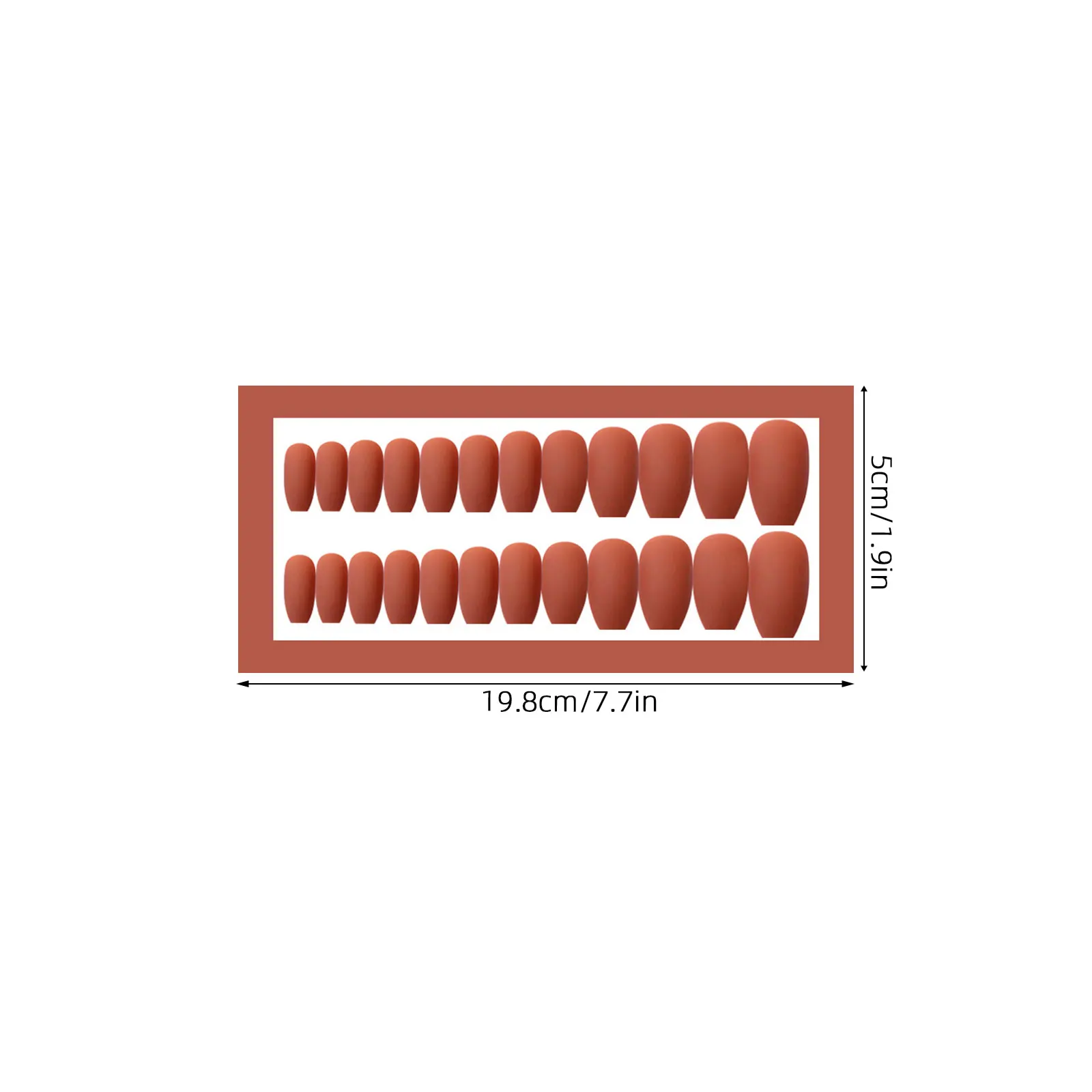 

24pcs Artificial Nails False Nail Tips Gradient Color Fakes Manicure Accessories No Harm Durable Most Types