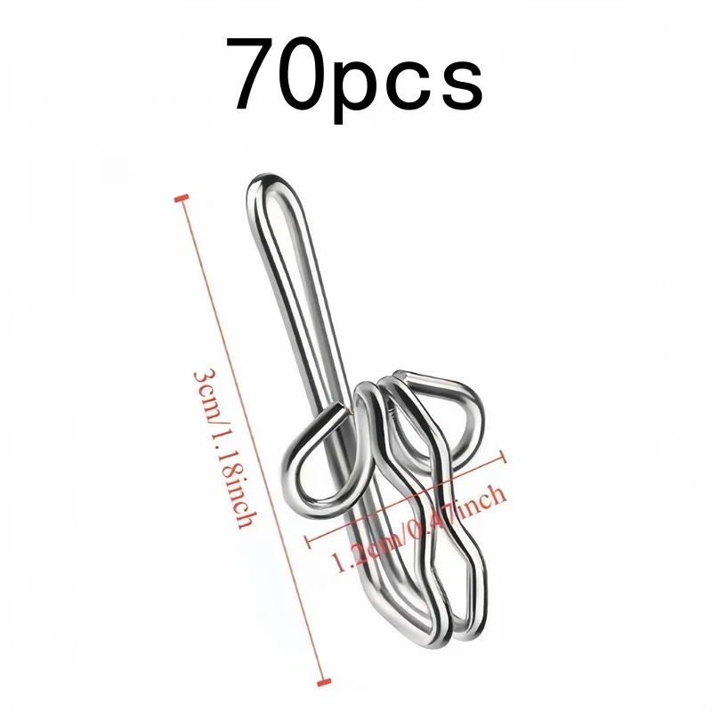 70 pcs Butterfly Curtain Hooks, Decorative and Sturdy, Easy Install, for Curtains, Door and Shower Curtains