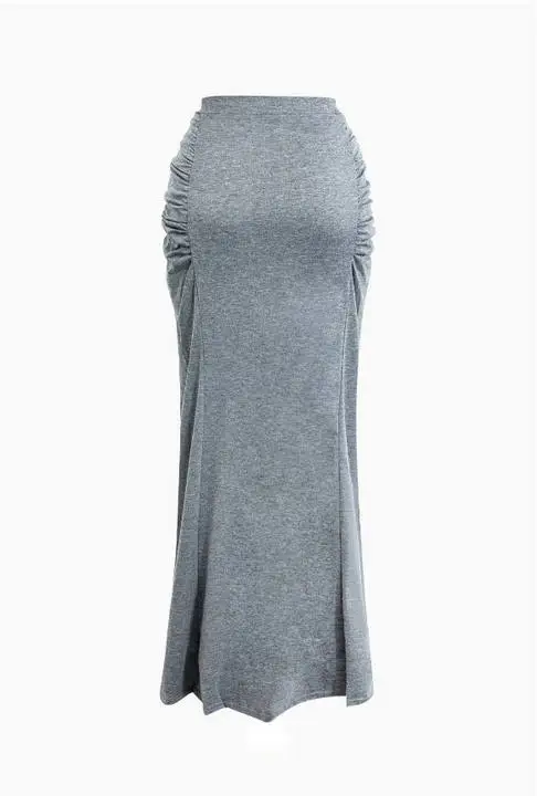 تنورة نصف طول للفتيات التوابل ، Y2K ، هاراجوكو ، بلون واحد ، روك ، قوطي ، ريترو ، فاسق ، ملابس شارع ، مثير ، هيب هوب ، ارتفاع منخفض ، إيمو #2