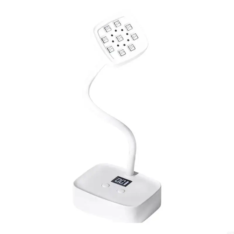 Q1FB nagellicht voor gel nagels Flexibele nagellamp Oplaadbare nageldroger Sneldrogende nagellicht Fastdrogende nageldroger