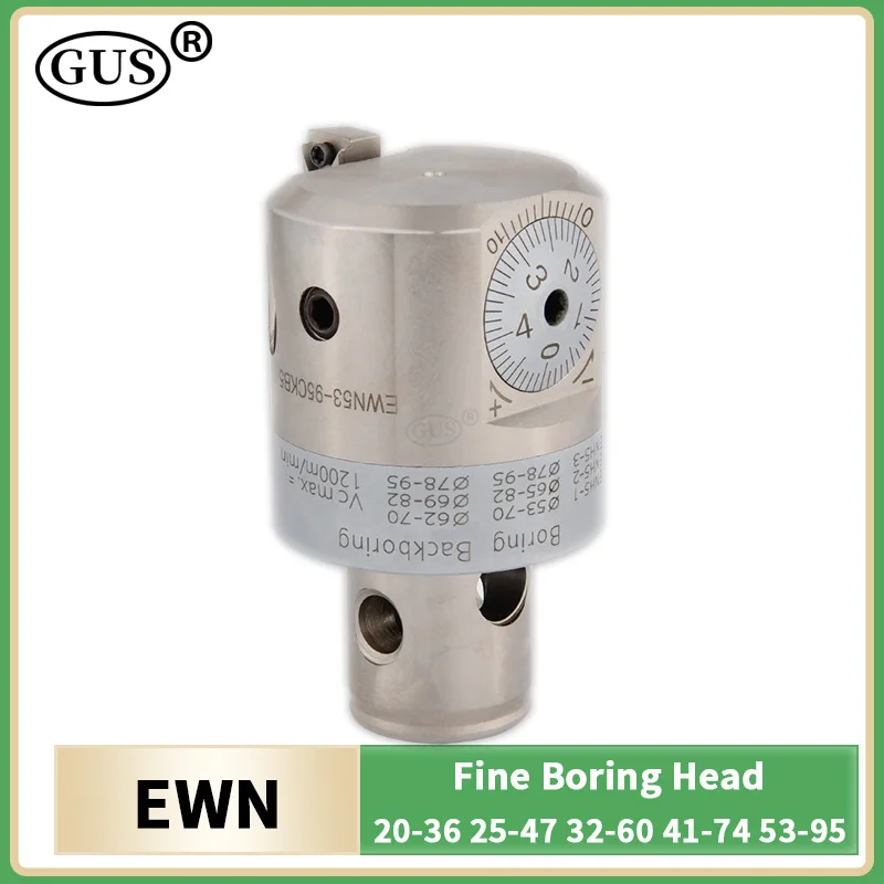 Kepala Bor Halus EWN Dapat Disesuaikan EWN20 EWN25 EWN32 EWN41 EWN53 Bor LBK1 2 3 4 5 6 CKB Alat Mesin Ukiran Logam CNC