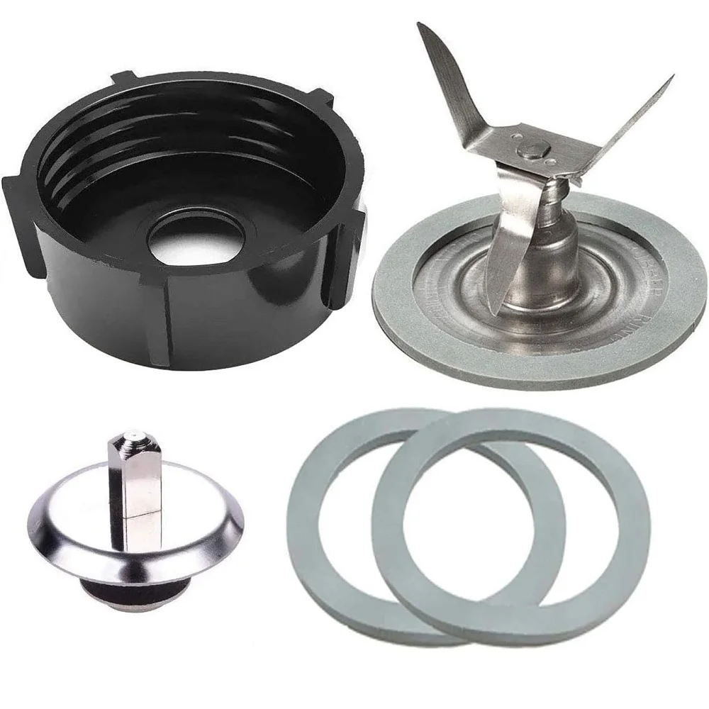 Cuchilla de licuadora para Oster Osterizer con junta de anillo de sellado, Kit de pasador de acoplamiento inferior de tarro de licuadora