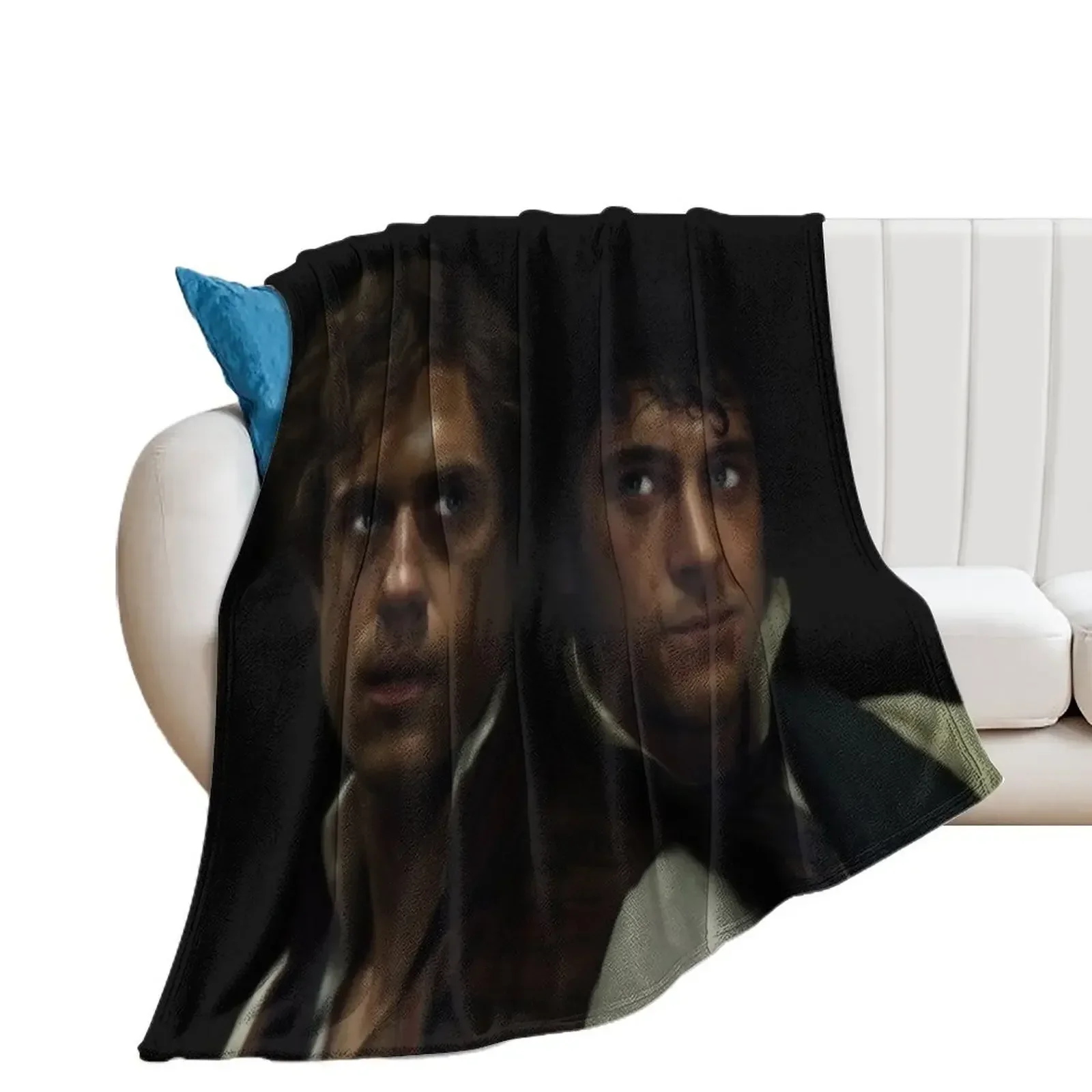 

Enjolras and Grantaire Throw Blanket manga blankets ands Decorative Throw Summer Blankets