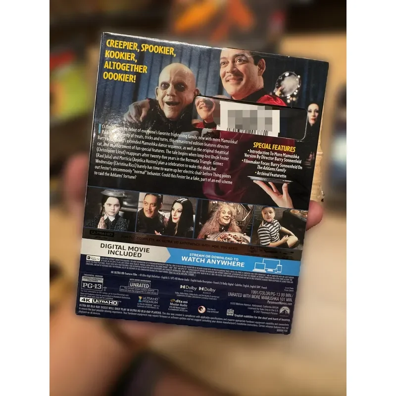 The Adams Family Classic Horror Comedy Movie Series Collection