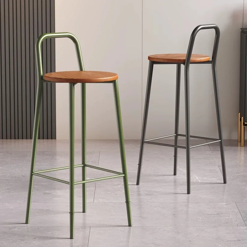 

For Nordic designer bar chair modern simple luxury wrought iron back bar chair net Berry Bros. & Rudd outdoor high stool